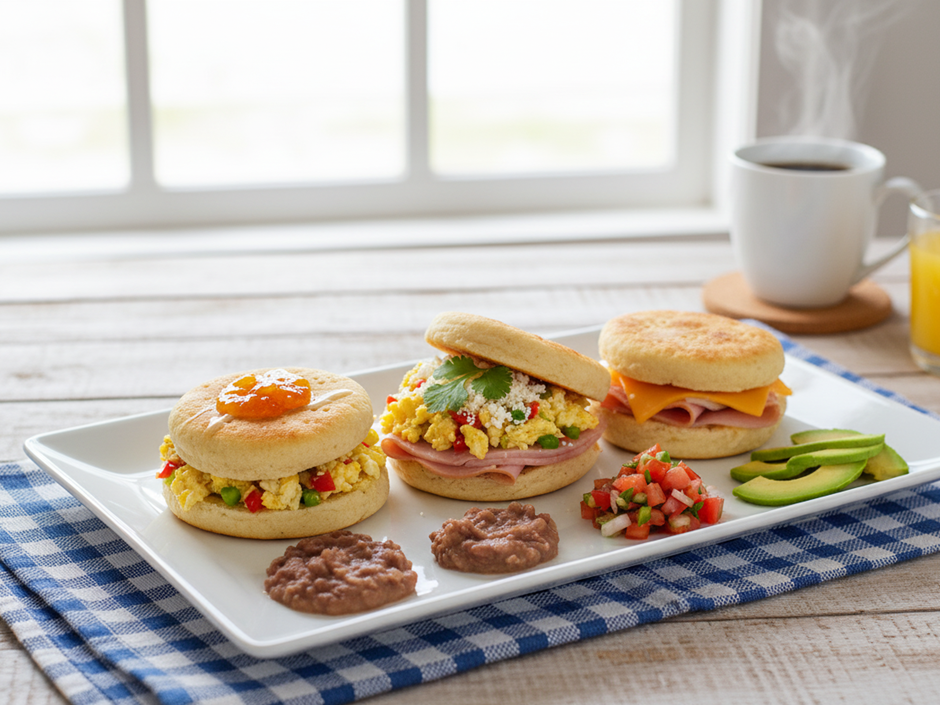 A stack of freshly baked Johnny Cakes